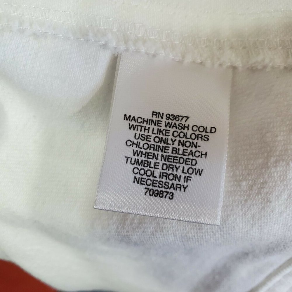 Liz Claiborne Womens Pure White Denim Stretch Long Sleeved Jacket Size XL - Picture 10 of 12